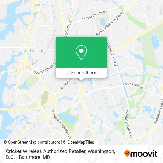 Cricket Wireless Authorized Retailer map