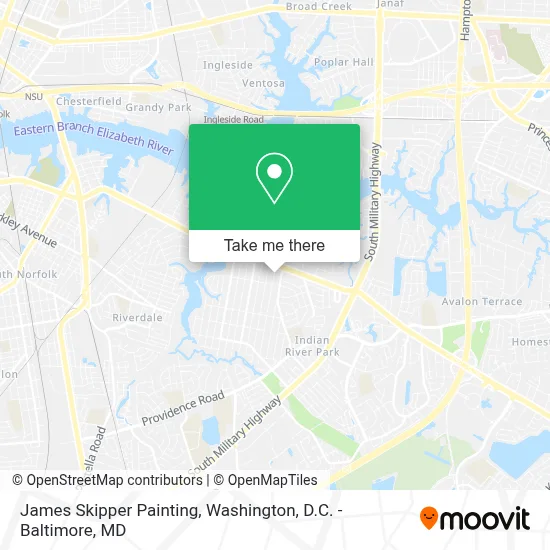 James Skipper Painting map