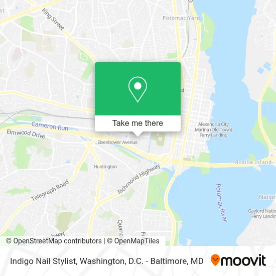 Indigo Nail Stylist map