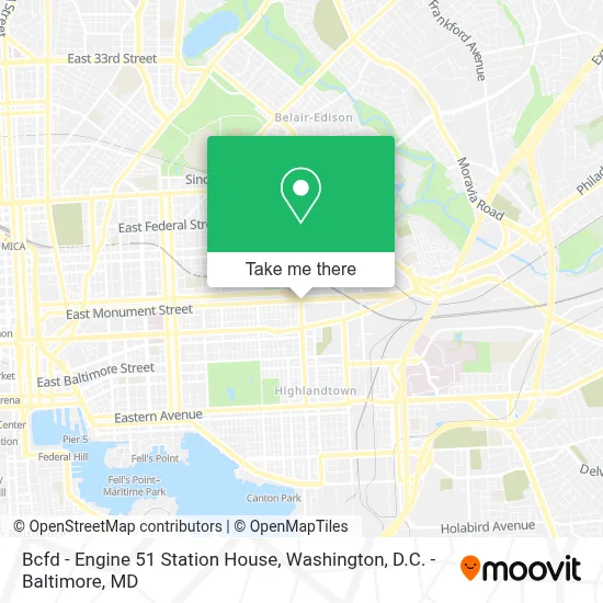 Bcfd - Engine 51 Station House map