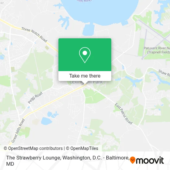 The Strawberry Lounge map