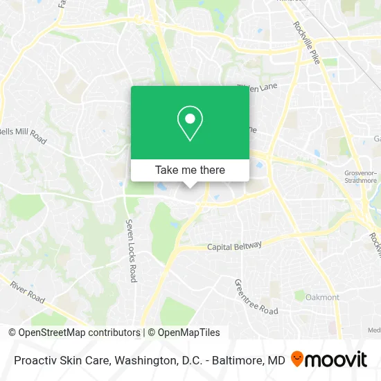 Proactiv Skin Care map
