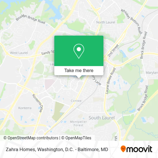 Zahra Homes map
