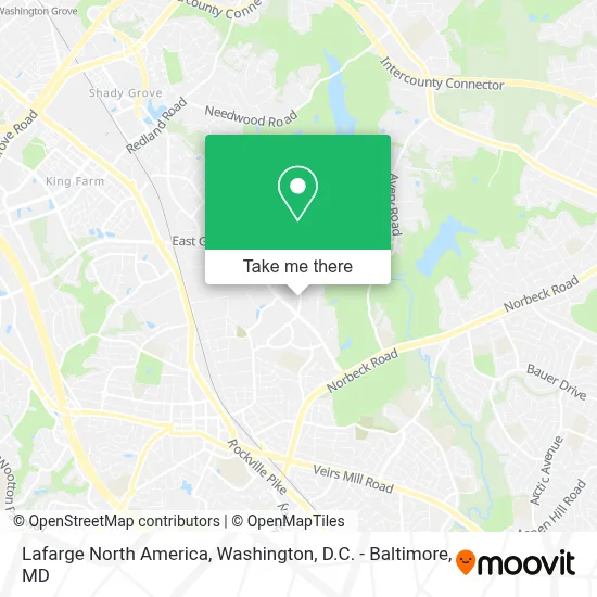 Lafarge North America map