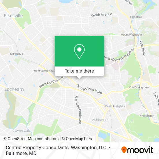 Centric Property Consultants map