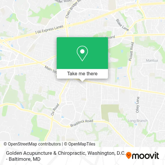 Golden Acupuncture & Chiropractic map