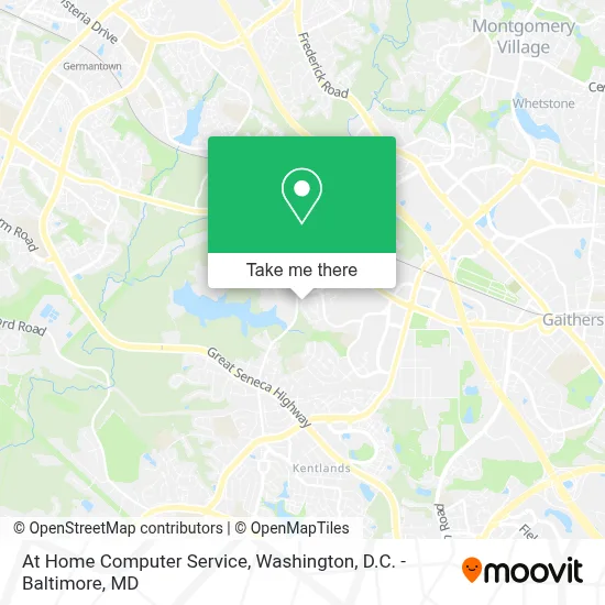 At Home Computer Service map