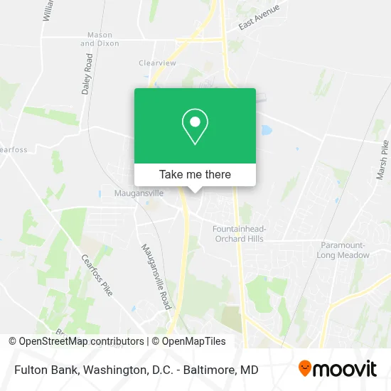 Fulton Bank map