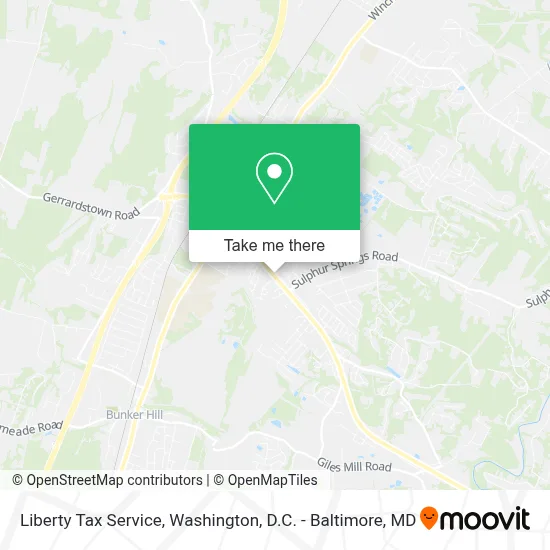 Liberty Tax Service map