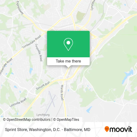 Sprint Store map