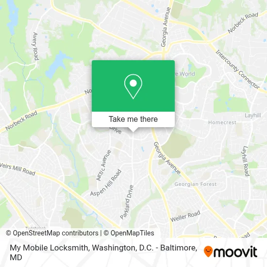 My Mobile Locksmith map