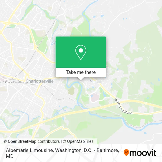 Albemarle Limousine map