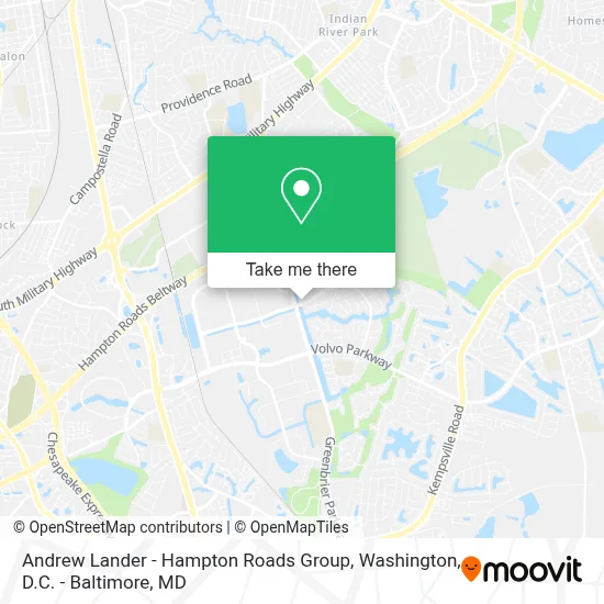 Andrew Lander - Hampton Roads Group map