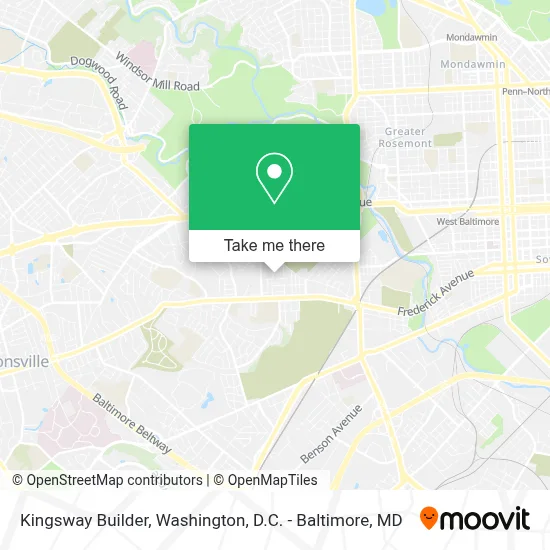 Kingsway Builder map