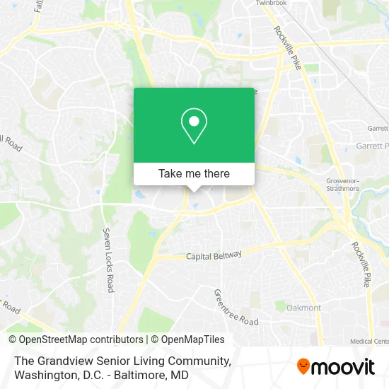 The Grandview Senior Living Community map