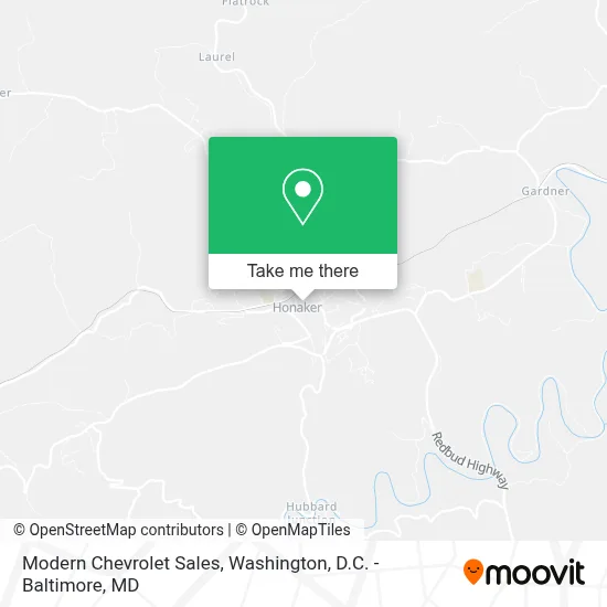 Modern Chevrolet Sales map