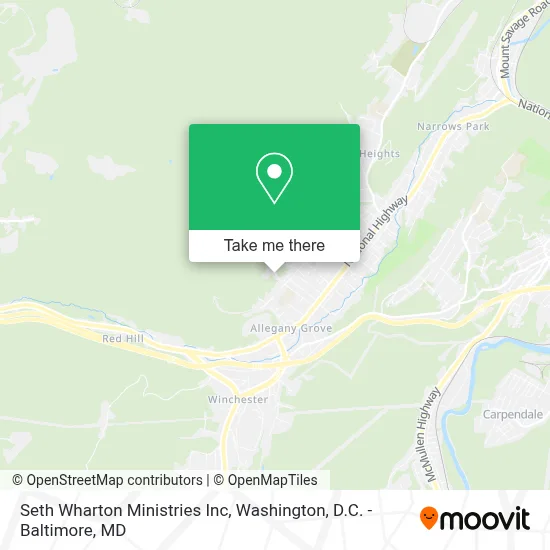 Seth Wharton Ministries Inc map