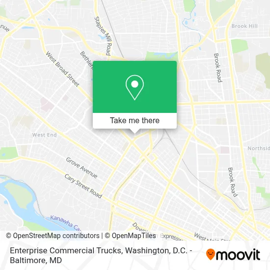 Enterprise Commercial Trucks map