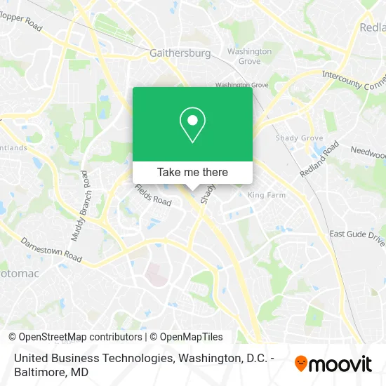 United Business Technologies map