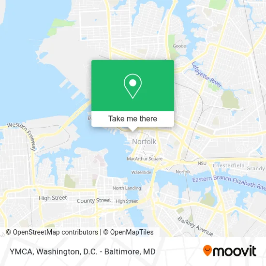 Ymca map