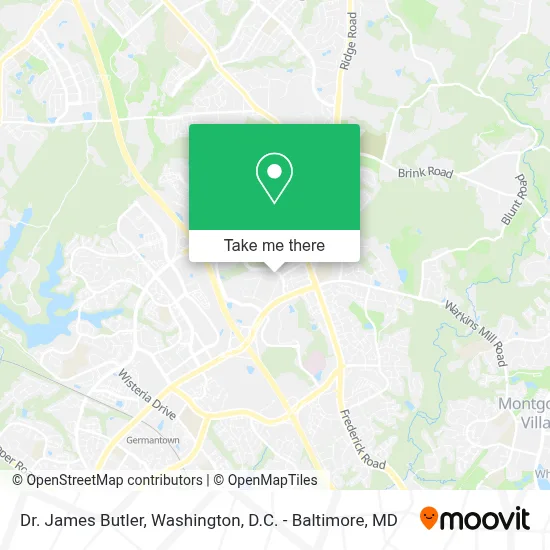 Dr. James Butler map