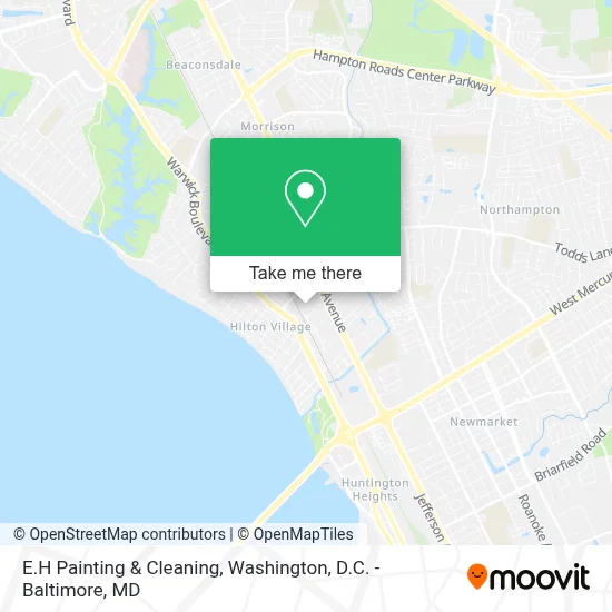 E.H Painting & Cleaning map