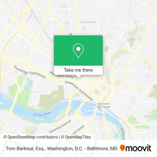 Tom Barbour, Esq. map