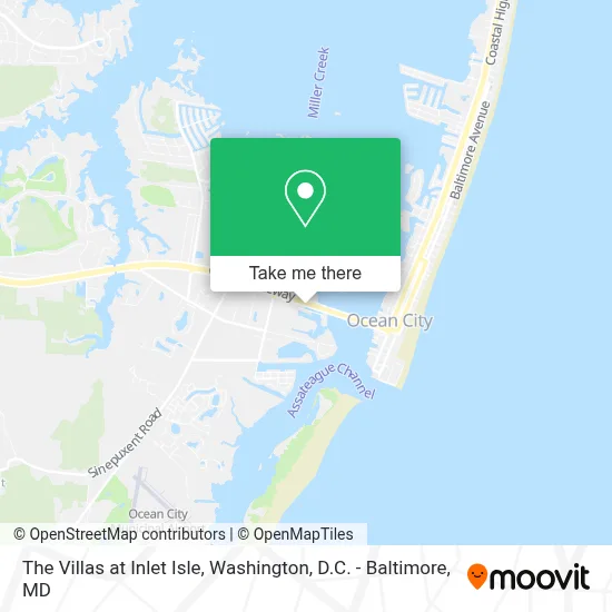 The Villas at Inlet Isle map