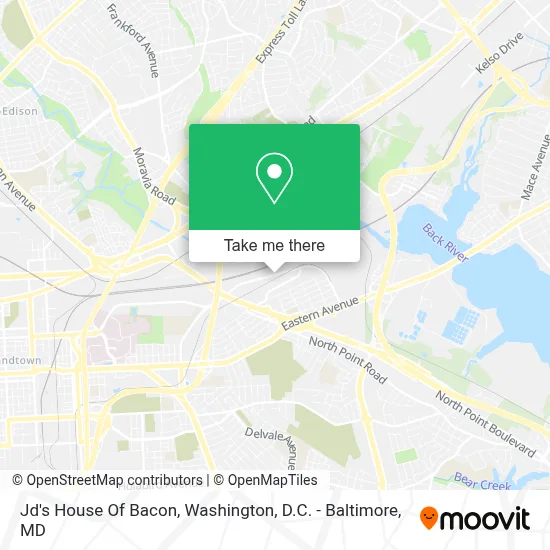 Jd's House Of Bacon map