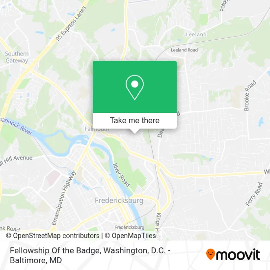 Fellowship Of the Badge map