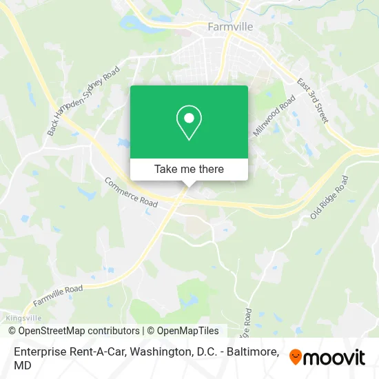 Enterprise Rent-A-Car map