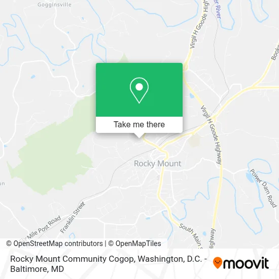 Rocky Mount Community Cogop map