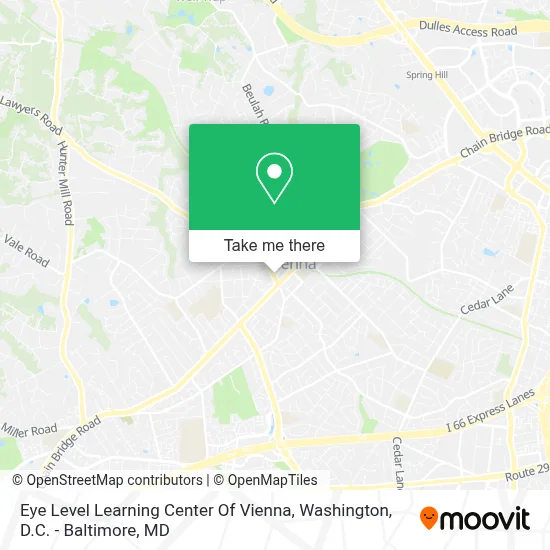 Eye Level Learning Center Of Vienna map