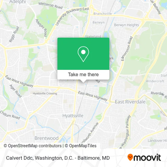 Calvert Ddc map