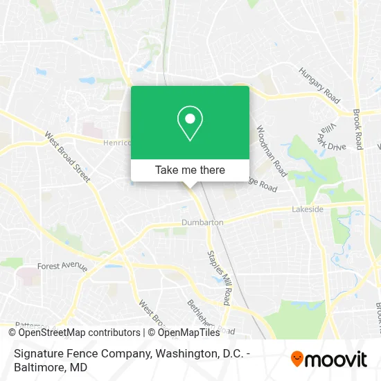Signature Fence Company map