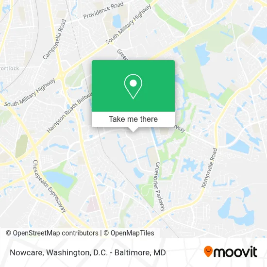 Nowcare map