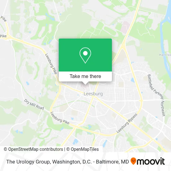 The Urology Group map