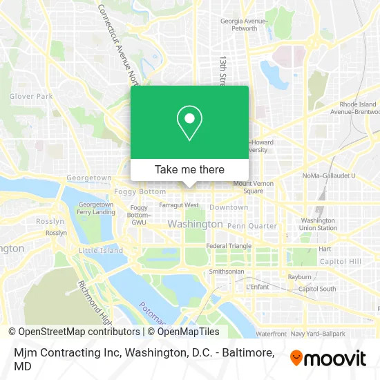 Mjm Contracting Inc map