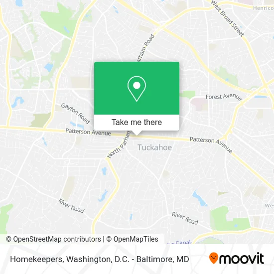 Homekeepers map