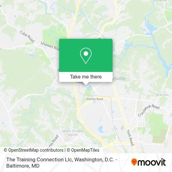 The Training Connection Llc map