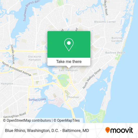 Blue Rhino map