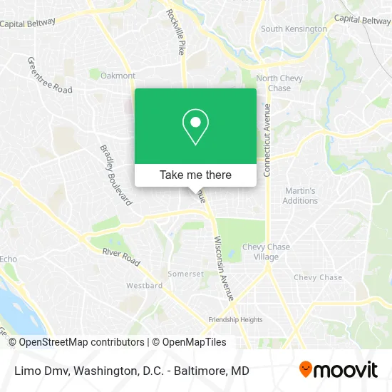 Limo Dmv map