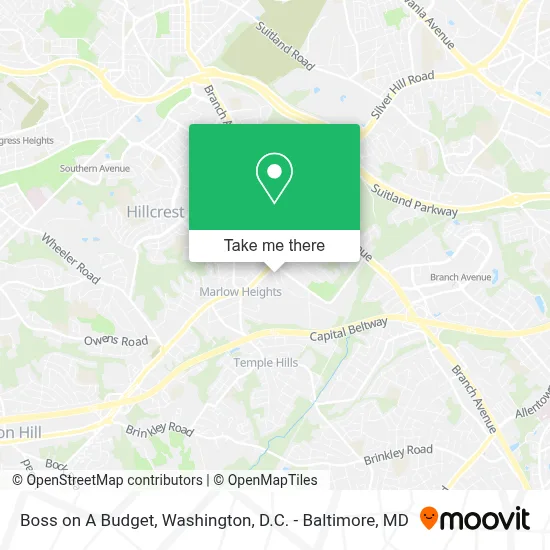 Boss on A Budget map