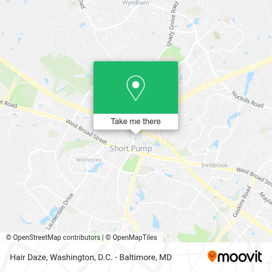 Hair Daze map