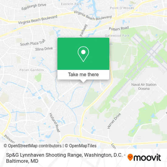 Sp&G Lynnhaven Shooting Range map