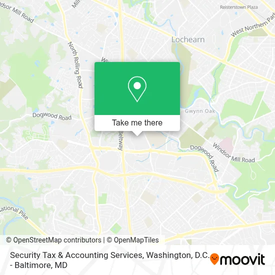 Security Tax & Accounting Services map