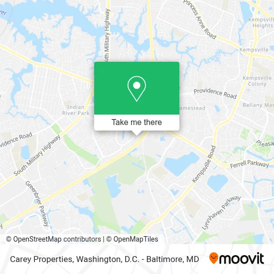 Carey Properties map
