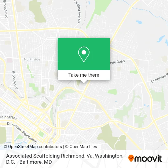 Associated Scaffolding Richmond, Va map