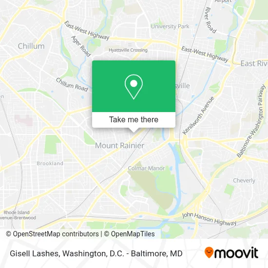 Gisell Lashes map