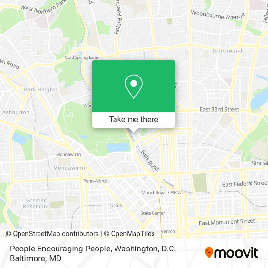 People Encouraging People map
